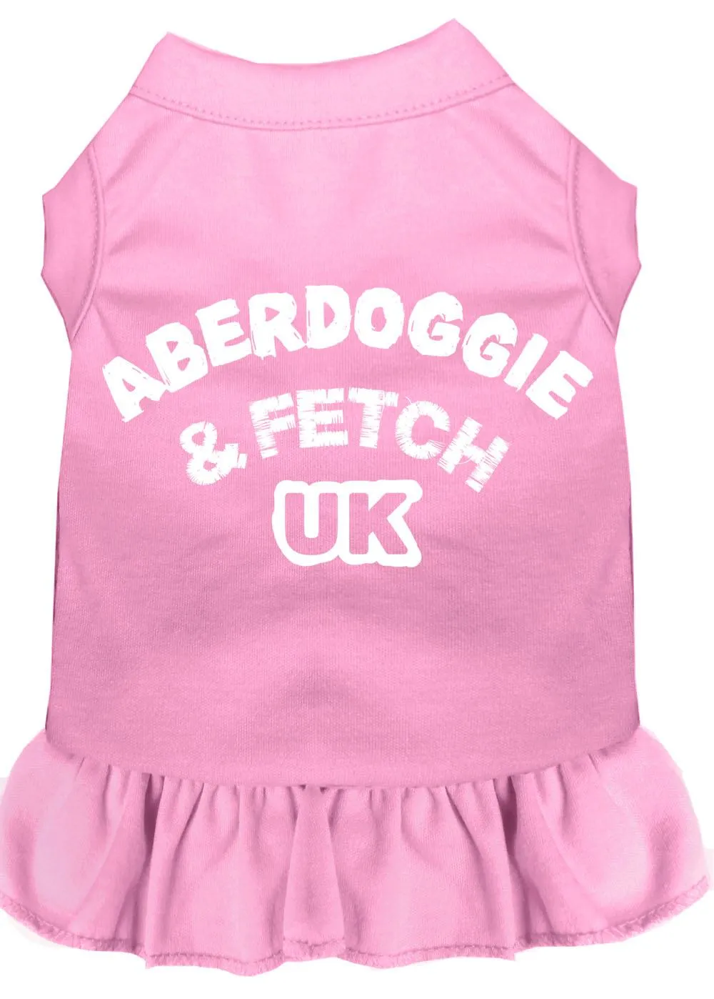 Aberdoggie Uk Screen Print Dress Light Pink 4x (22)