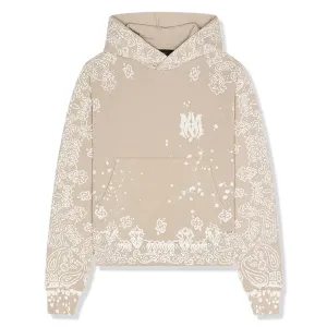 Amiri Bandana Bleach All Over Crockery Hoodie