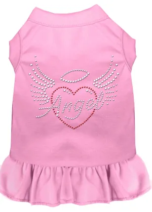 Angel Heart Rhinestone Dress Light Pink Lg (14)