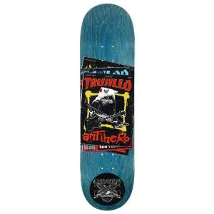 Anti-Hero 8.5" x 31.8" Trujillo Thrasher Collab BLUE STAIN Skateboard Deck