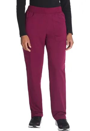 Balance Dickies Mid Rise Tapered Leg Pull-on Scrub Pant Wine XL DK135