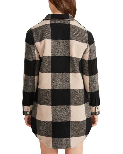 BB Dakota Eldridge Plaid Coat