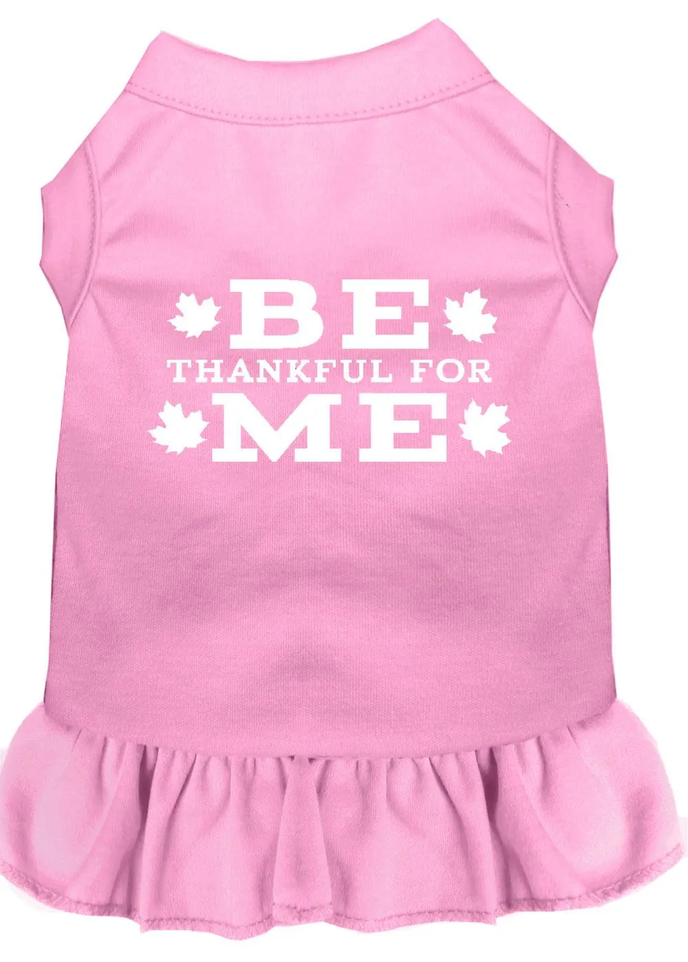 Be Thankful For Me Screen Print Dress Light Pink Xs (8)