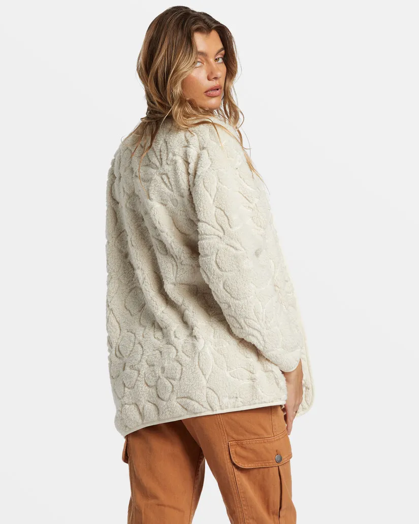 BILLABONG Fireside Cozy Buttoned Fleece Jacket - More Colors Available