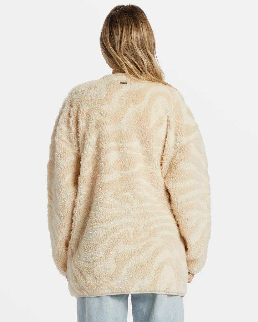 BILLABONG Fireside Cozy Buttoned Fleece Jacket - More Colors Available