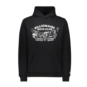 Billionaire Boys Club Logo Waterfall Black Hoodie