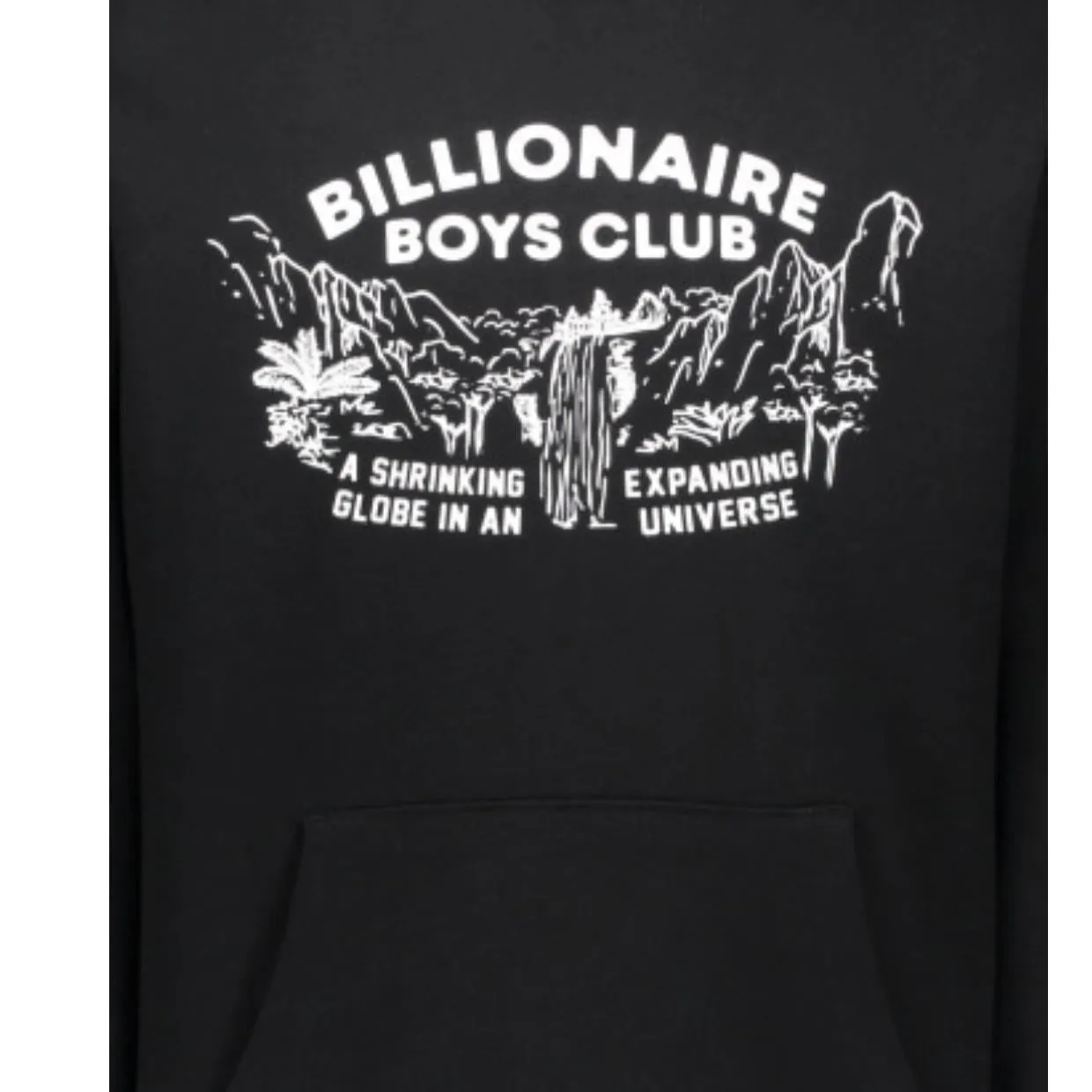 Billionaire Boys Club Logo Waterfall Black Hoodie