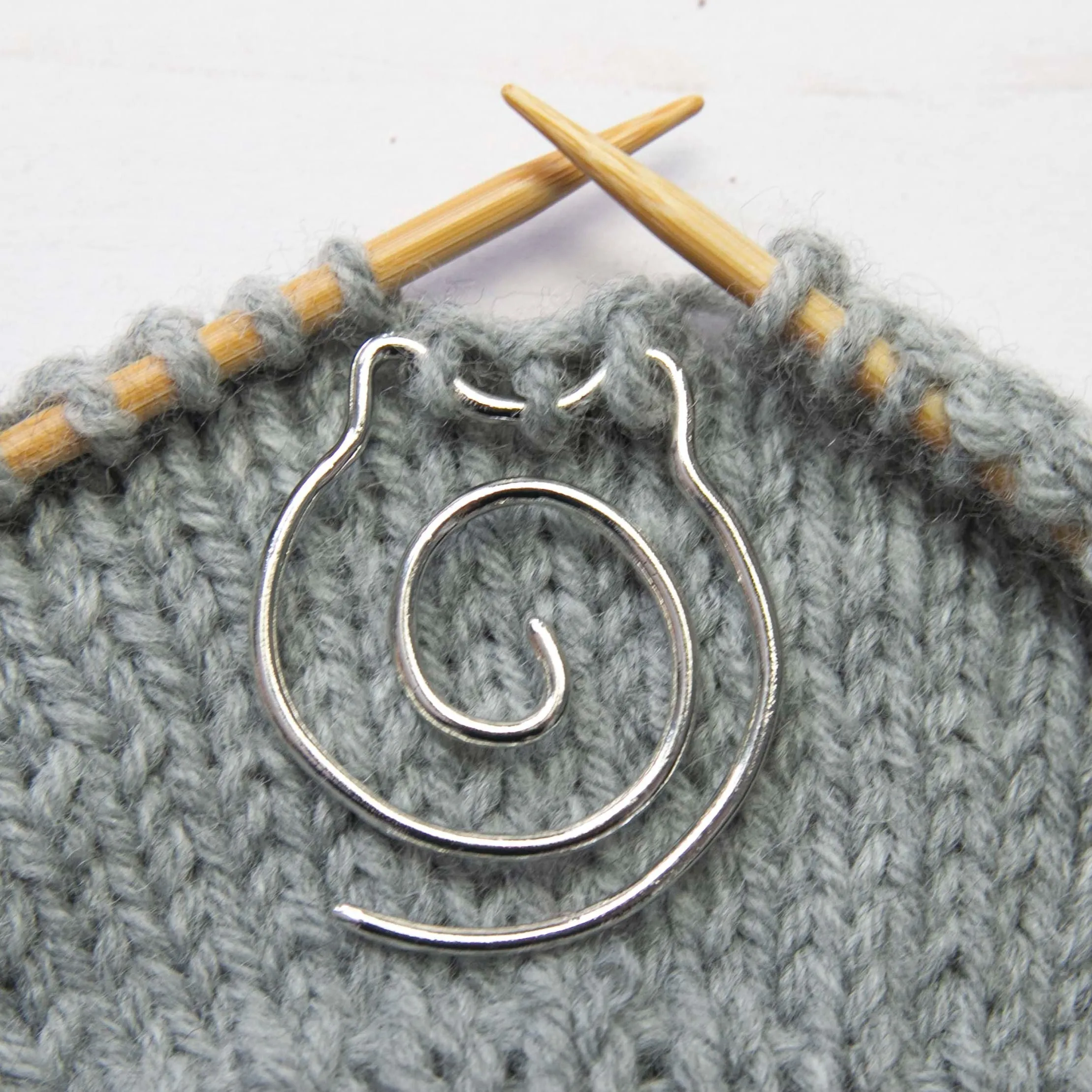 Cable Needle Shawl Pins