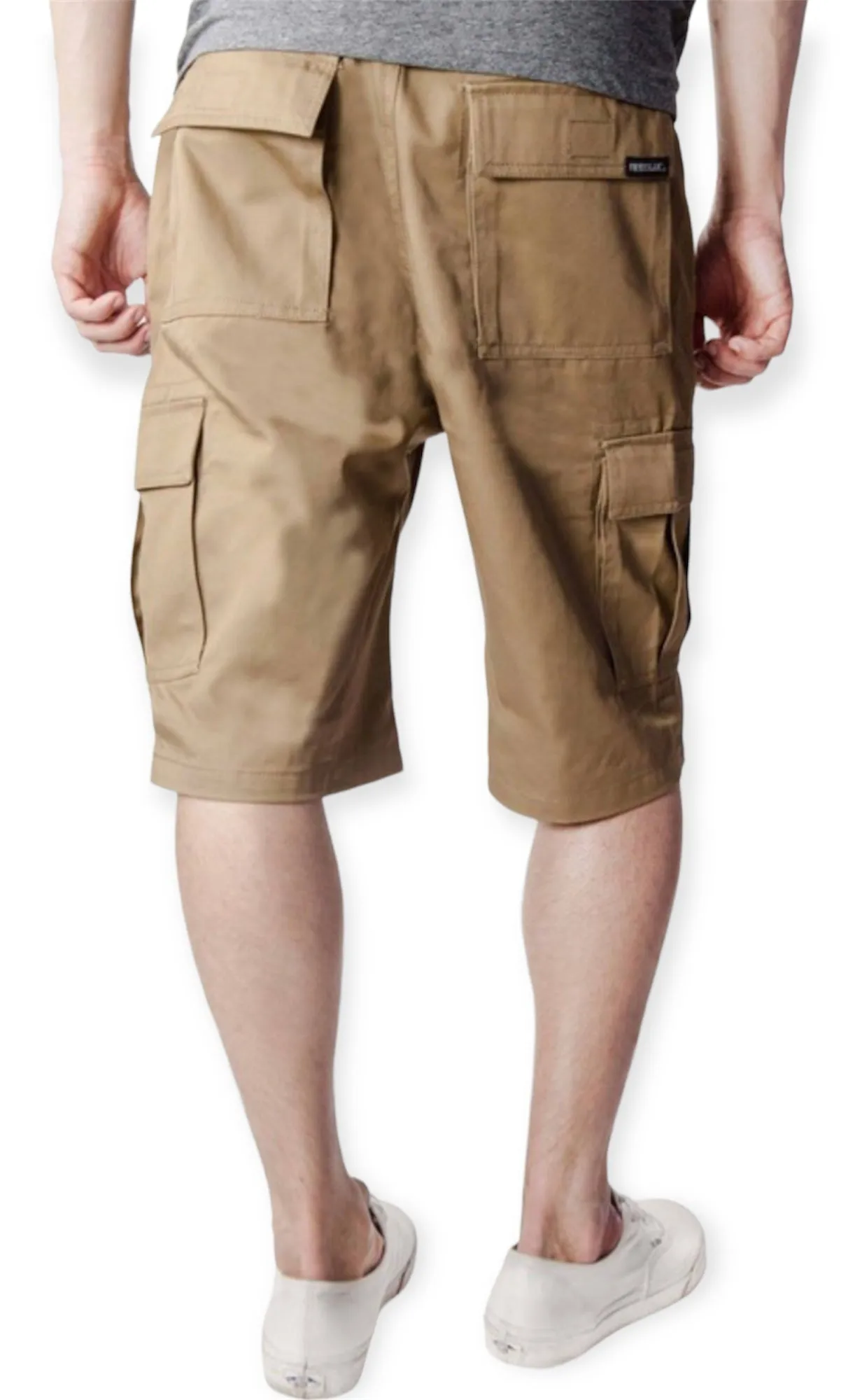 Casual Cargo Shorts- Khaki