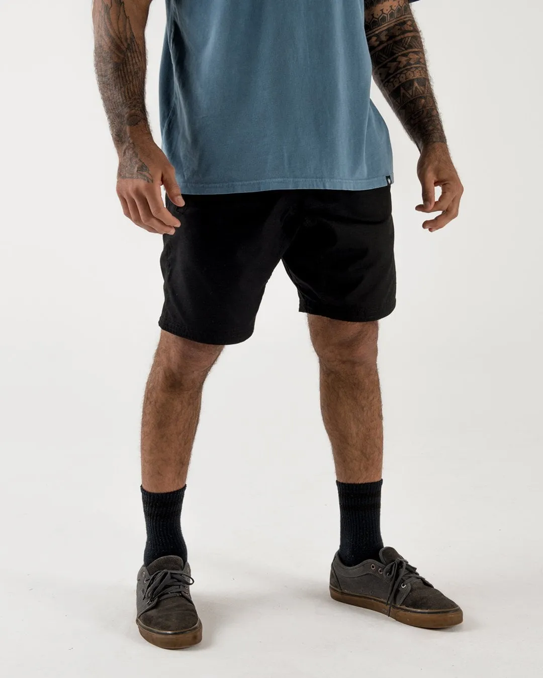 Casual Gi Shorts - Black