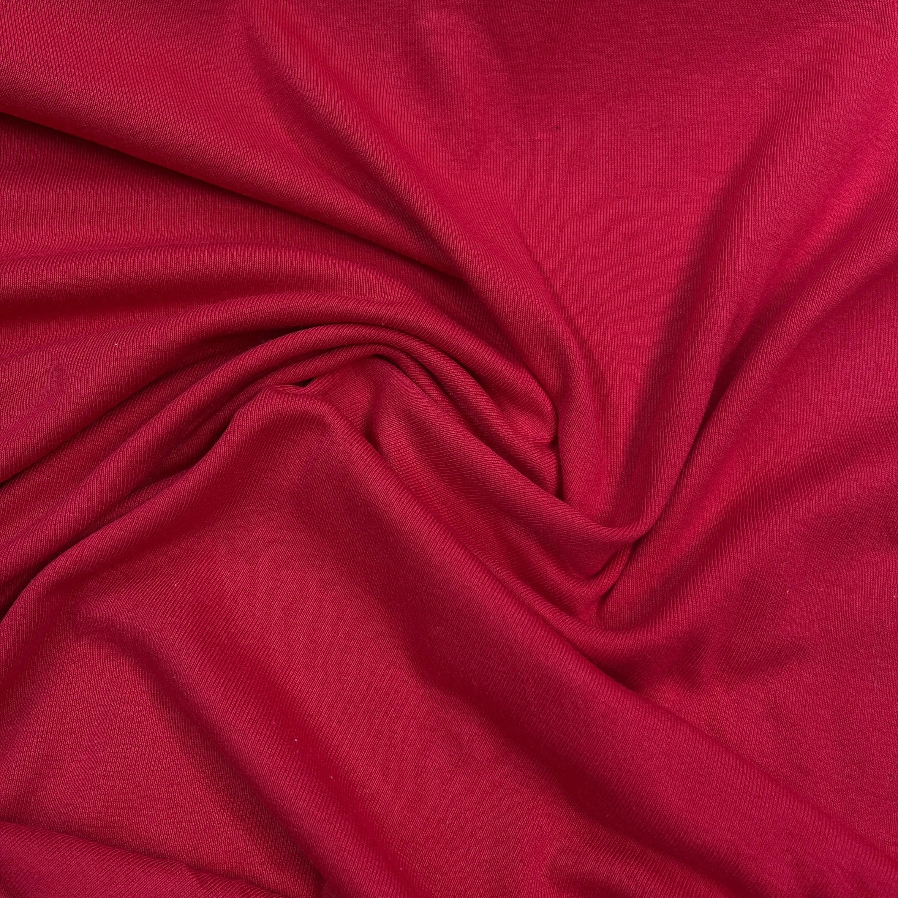 Cherry Cotton Rib Knit Fabric