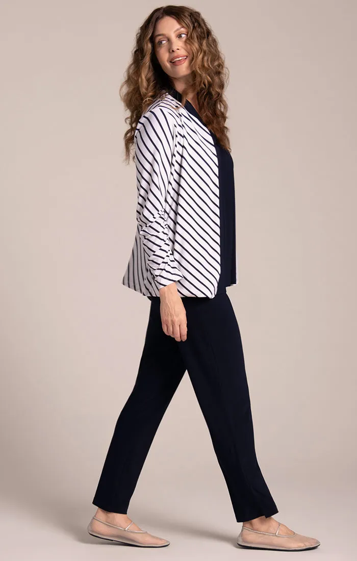 Classic Jacket with Pleated Sleeves