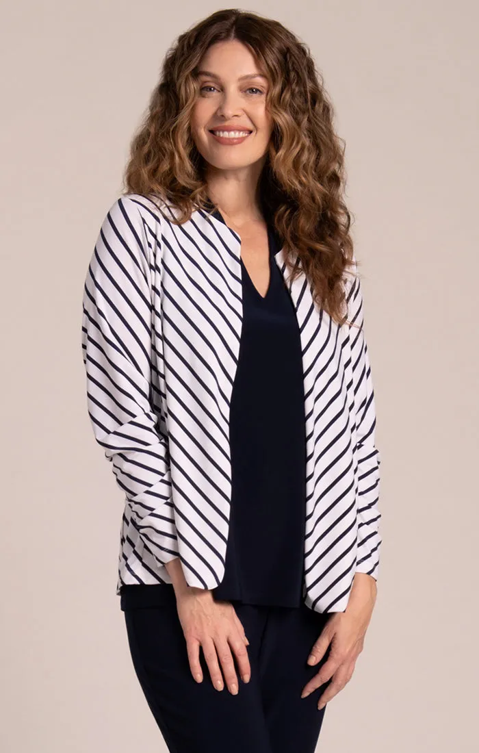 Classic Jacket with Pleated Sleeves