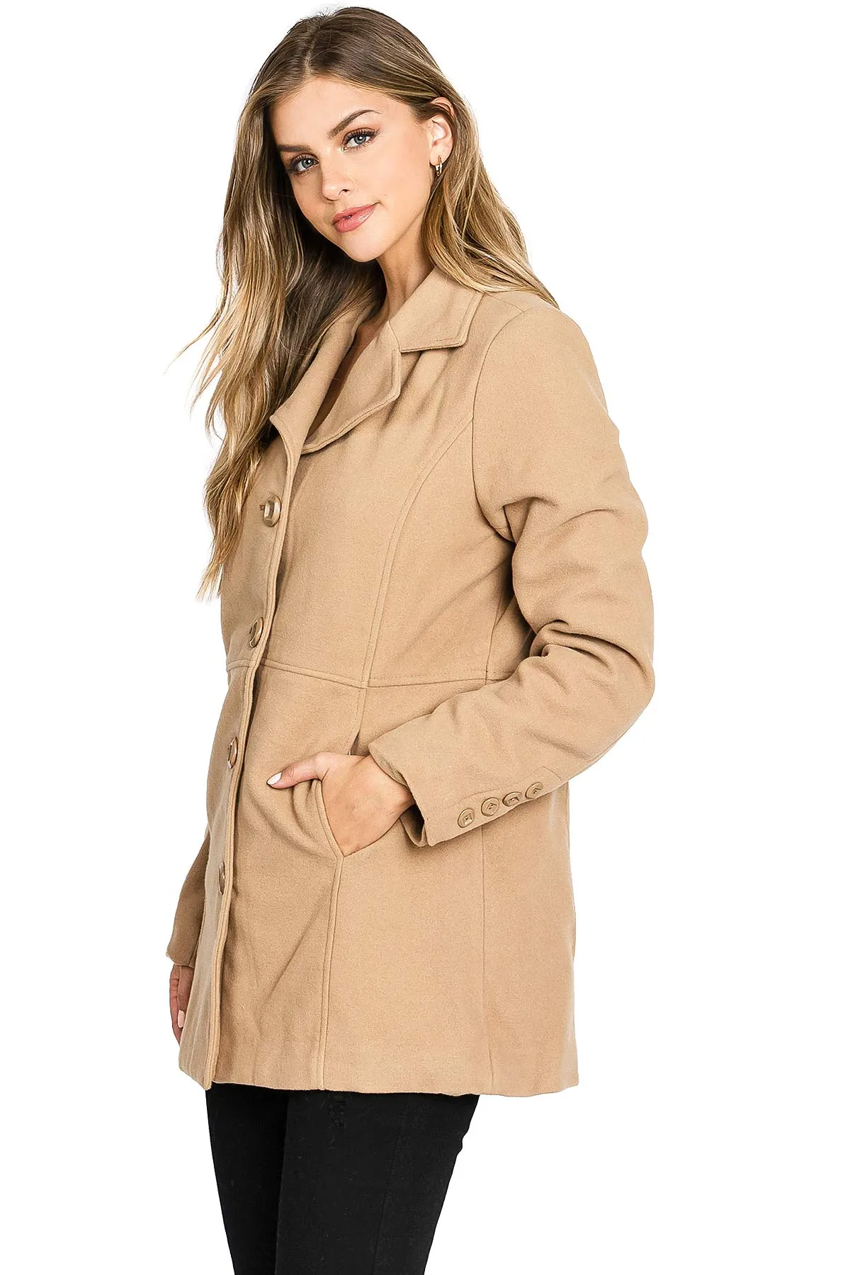 Defined Midi Coat