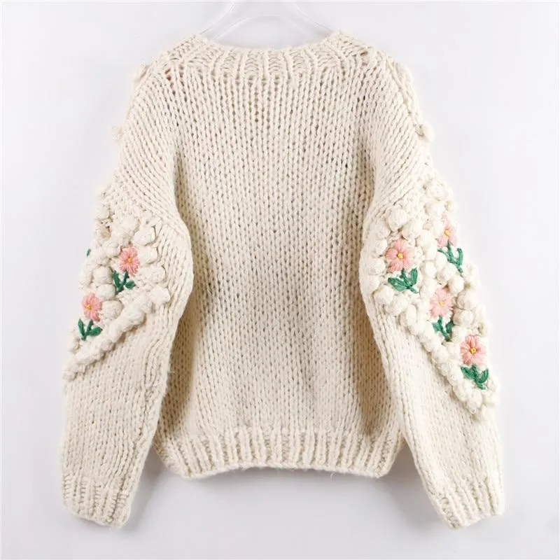 'Flora' Embroidered Cardigan