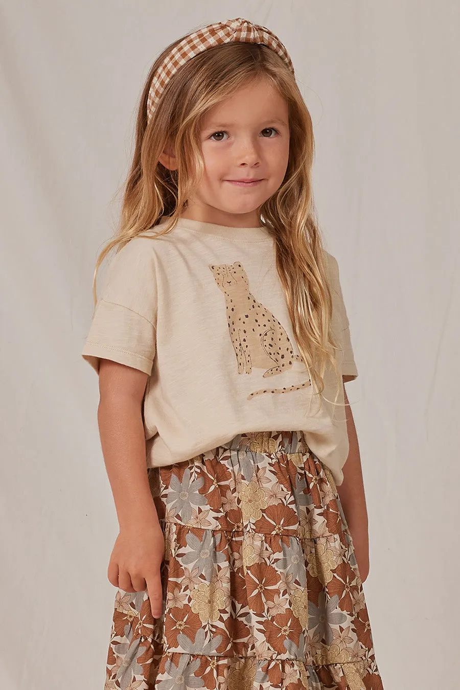 Girls Shirt Rylee   Cru Boxy Leopard