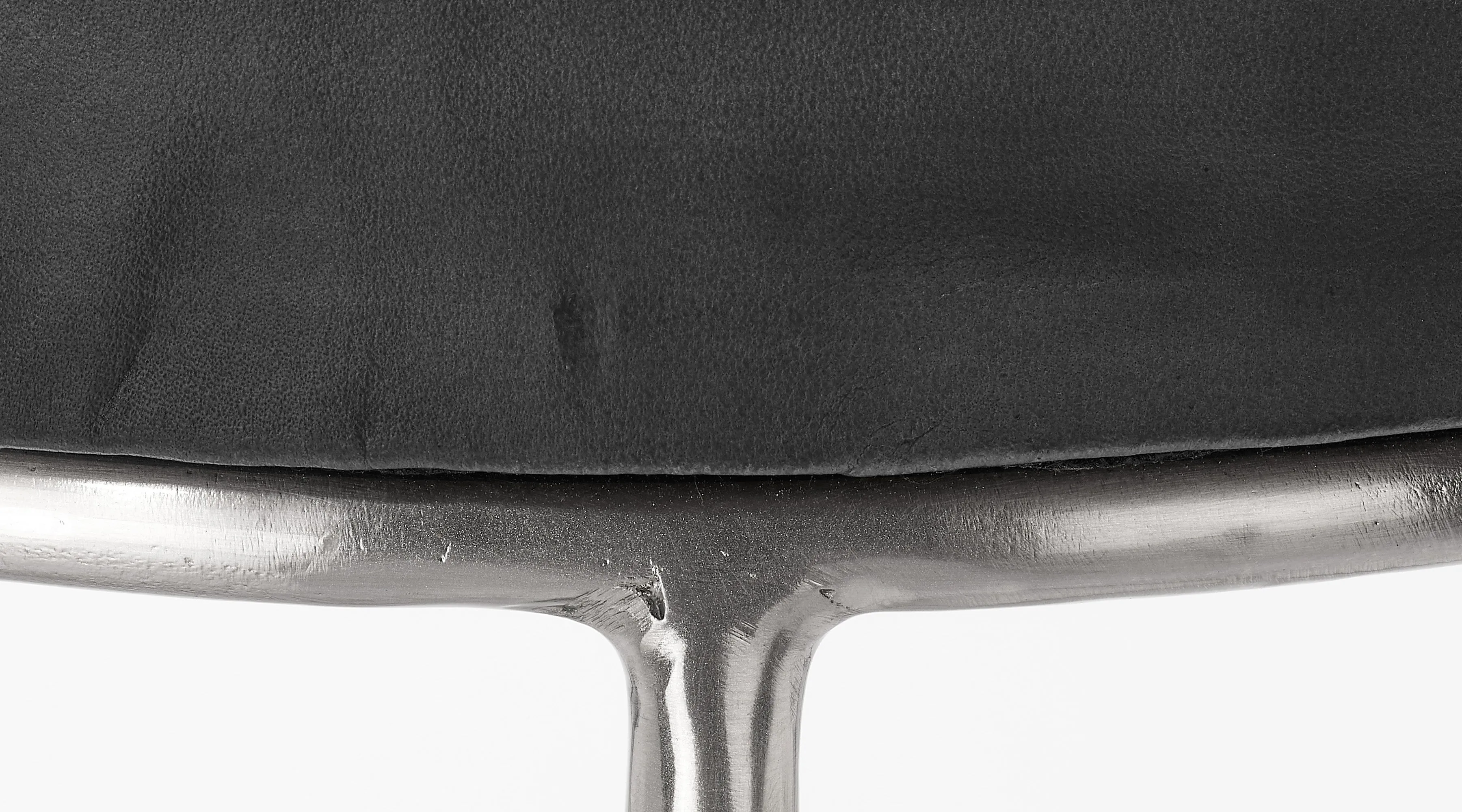 Henry Round Leather Bar Stool