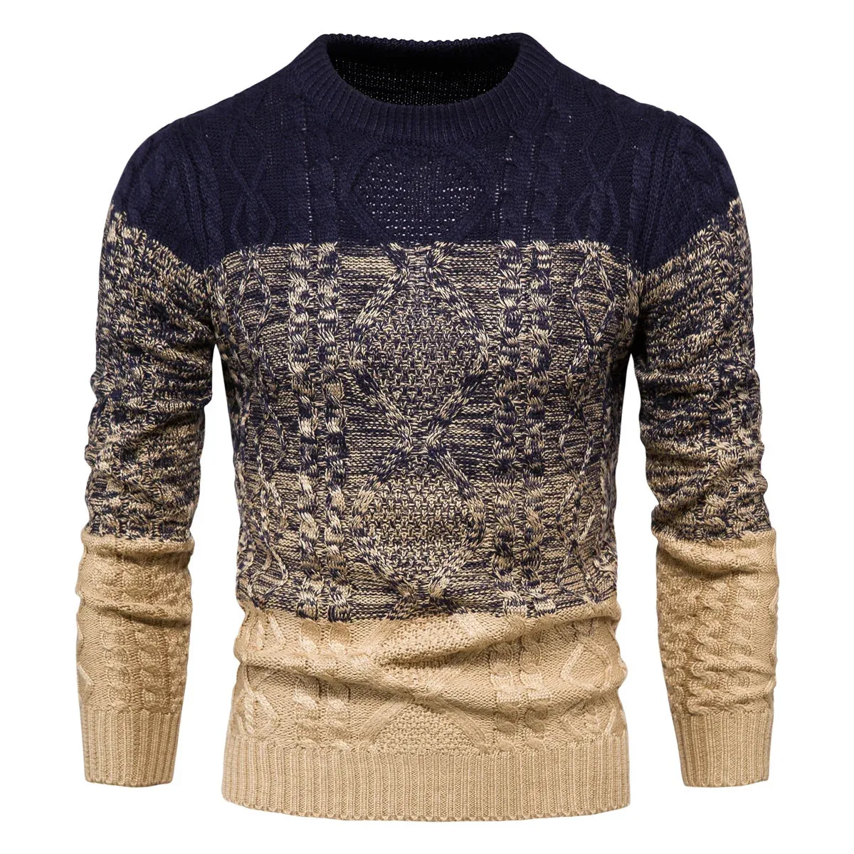 High Quality Mens Sweaters  Thick Winter Warm Breathable Wool Man Sweaters Knit Pullover