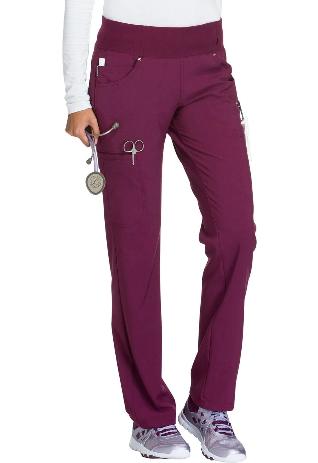 iFlex Cherokee Tall Mid Rise Straight Leg Pull-on Pant CK002T