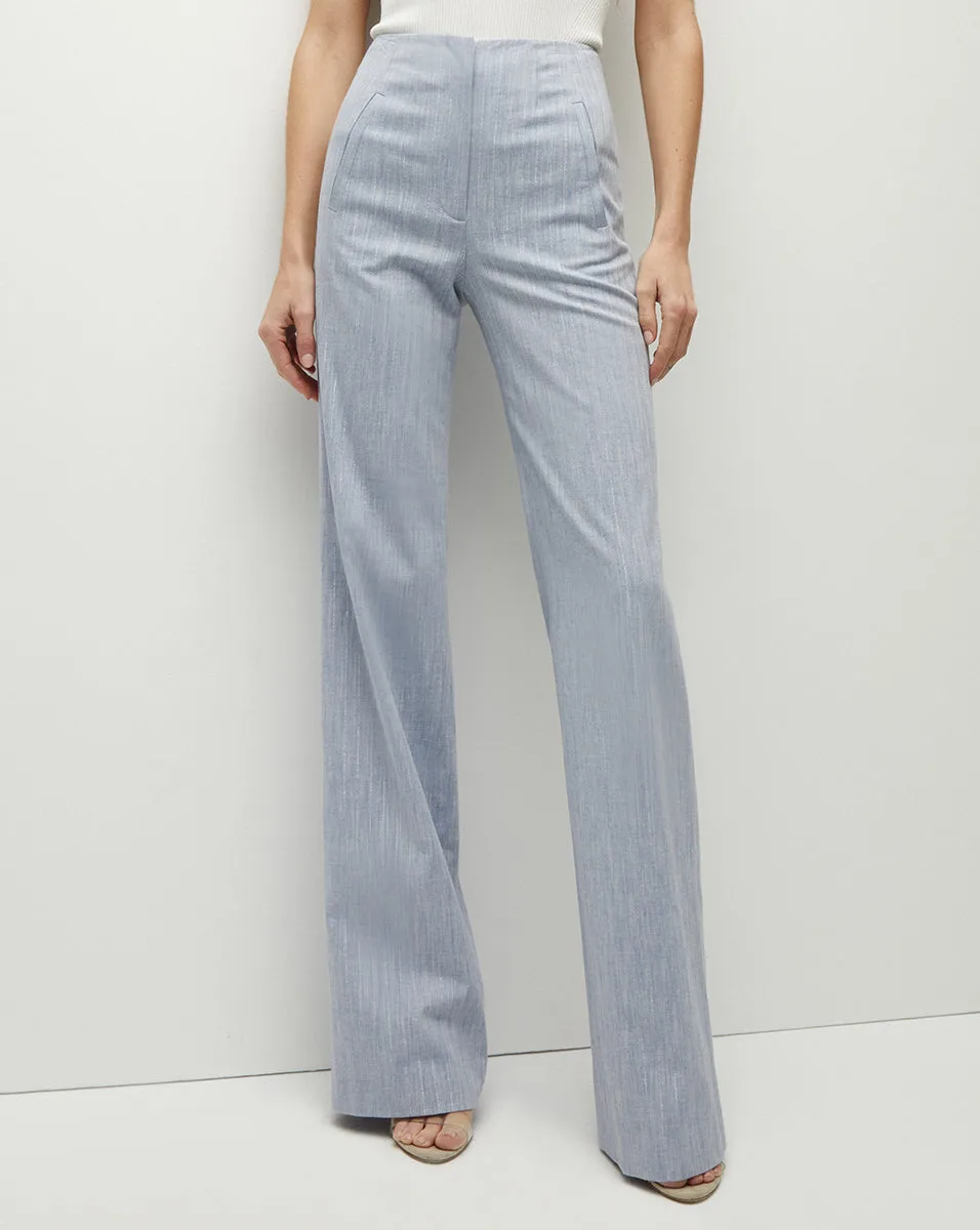 Jude Metallic Pinstripe Pant