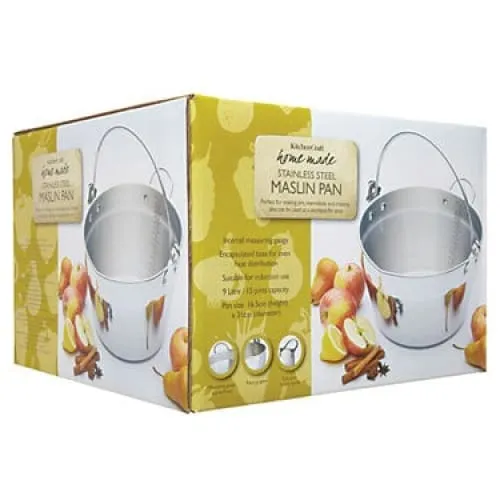 Kitchen Craft Maslin Pan 31cm / 9lt S/S