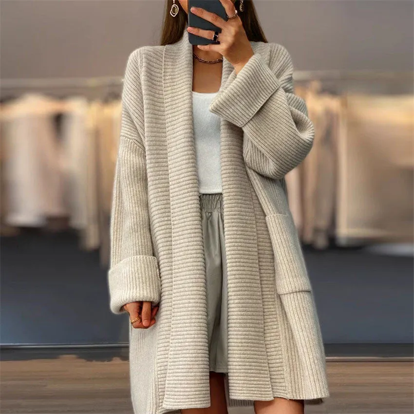 Knitted Cardigan Coat