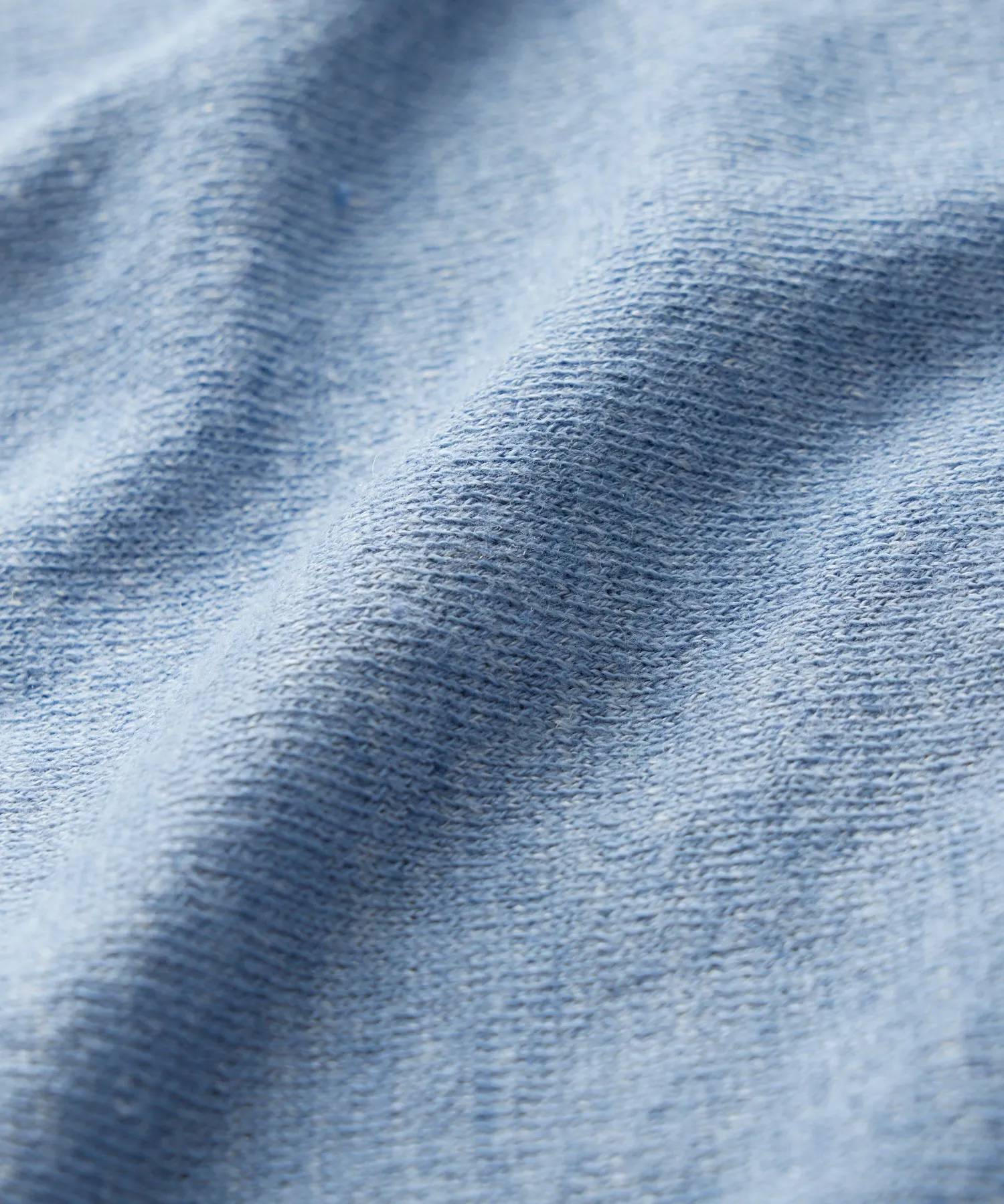 Linen Shore Sweater in Oil Blue