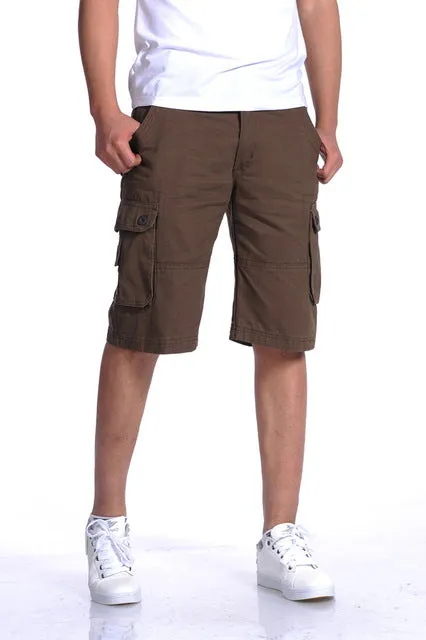 Mens Casual Cargo Shorts