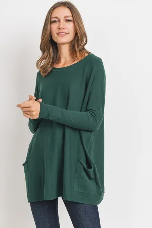 My New Favorite Soft Sweater Dark Green