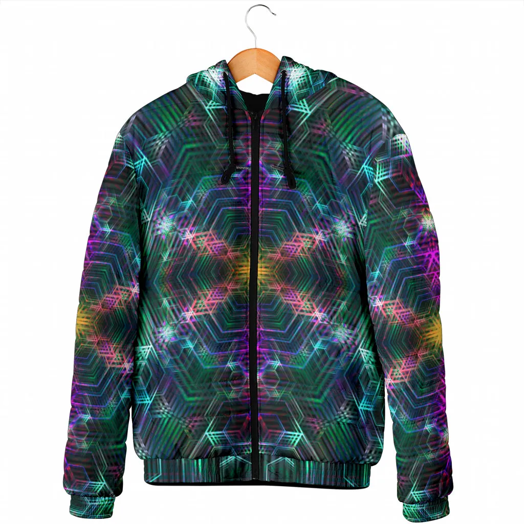 PSYCHEDELIA TUNDRA 4RT DIMENSION | MENS WINTER HOODIE JACKET | YANTRART