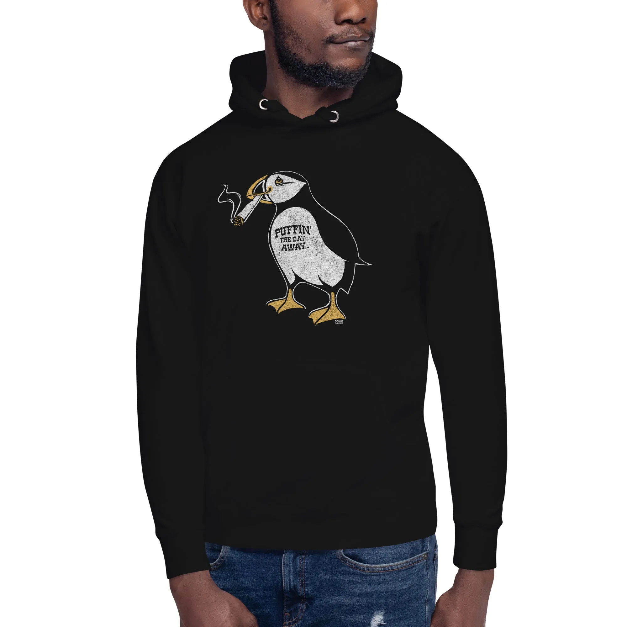 Puffin Away Classic Fleece Pullover Hoodie