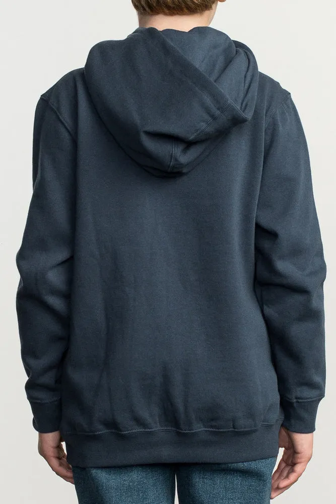 RVCA Scratched Boys Hoodie Sweatshirt (Size 8 left)