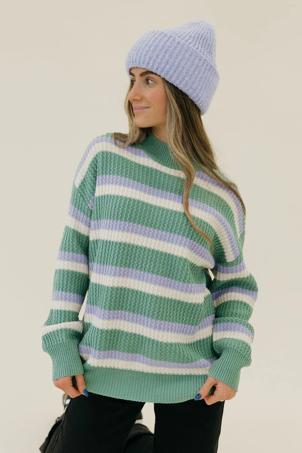 Sophie Sweater-Green Multi