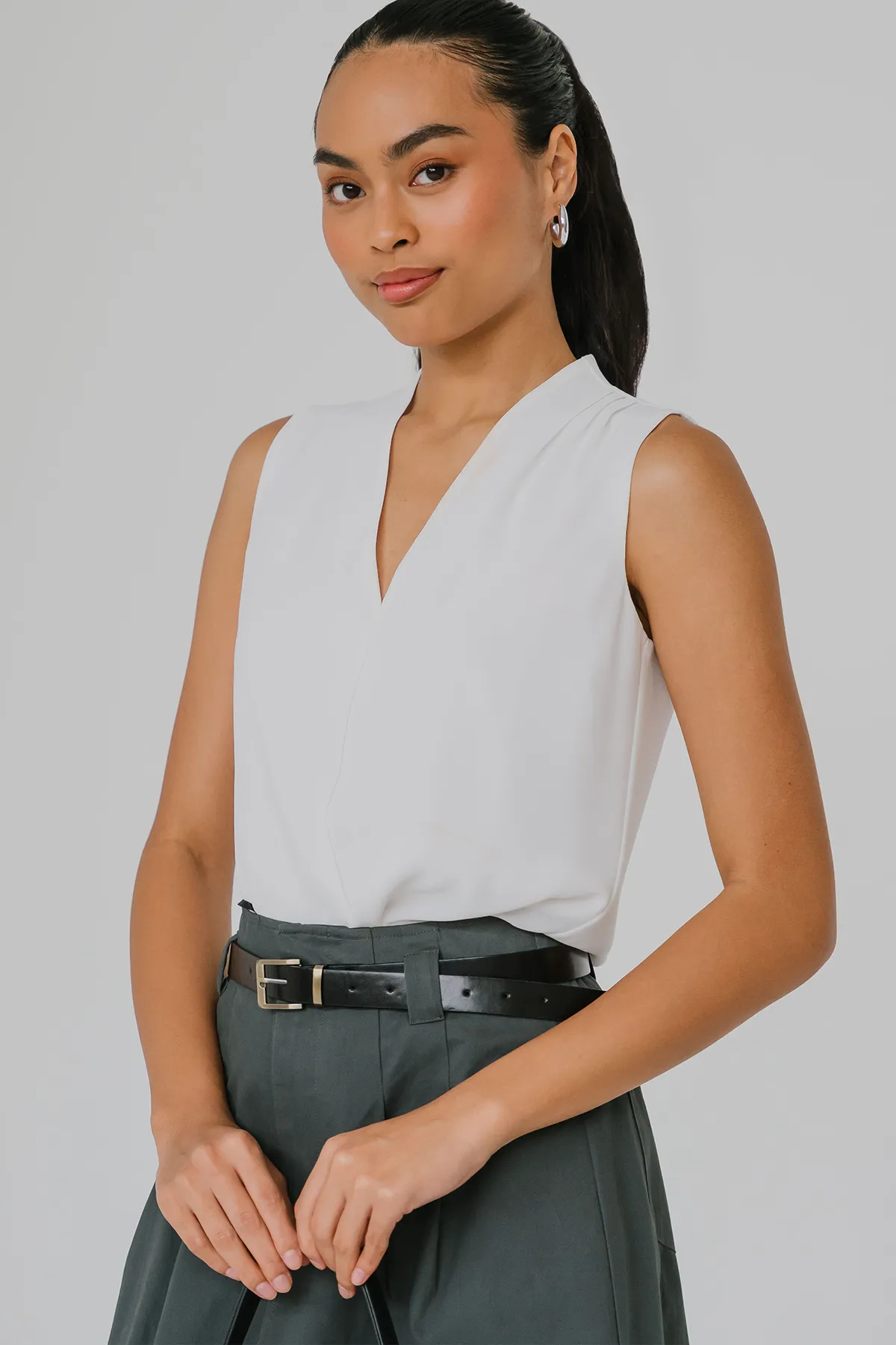 Urban Sleek Top (White)