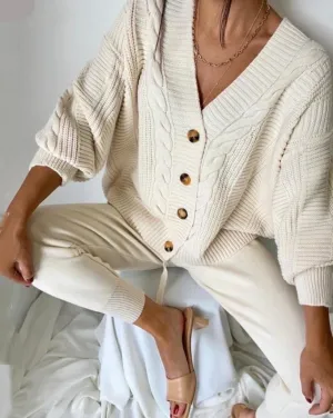 VARVARA CARDIGAN & PANTS SET