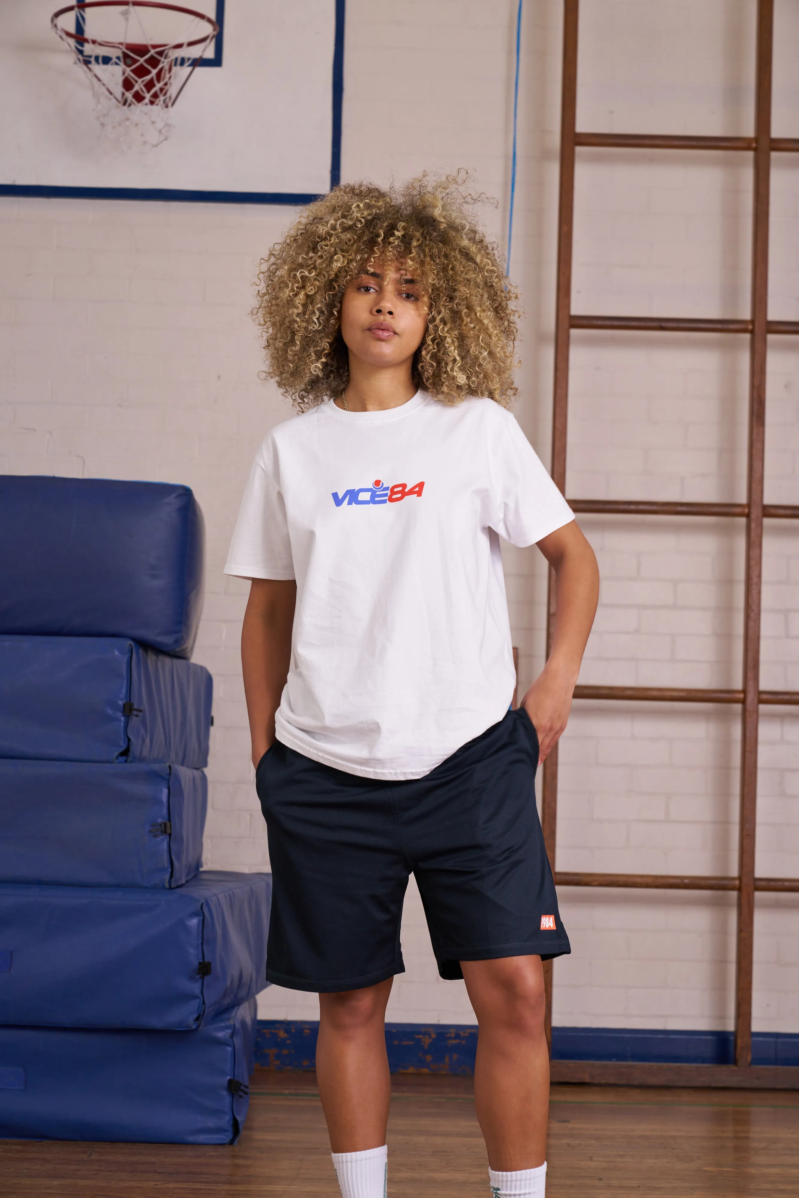 Vice 84 *10 Years Of* '1984' Mesh Sports Short - Navy