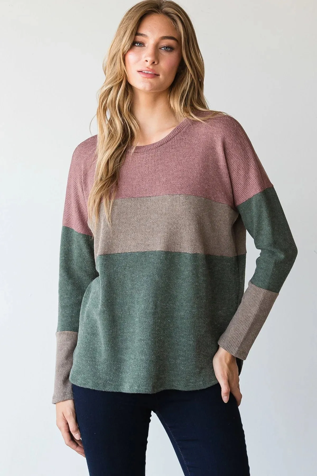 Women's Stylish Colorblock Top