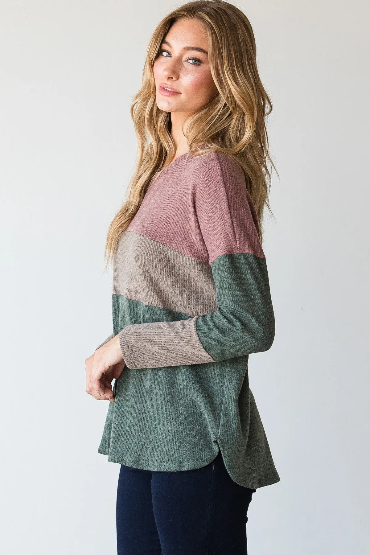 Women's Stylish Colorblock Top