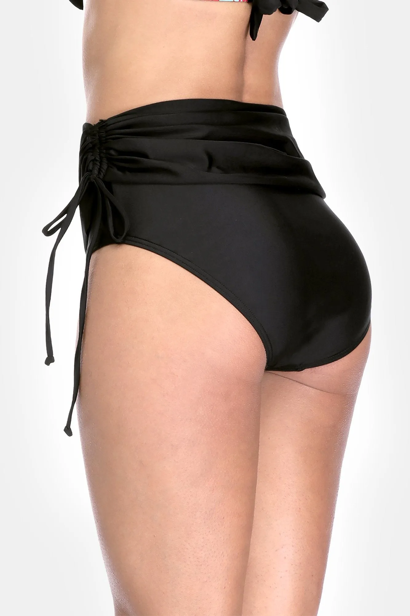 Women's Swimsuit Plus Size High Waist Shorts